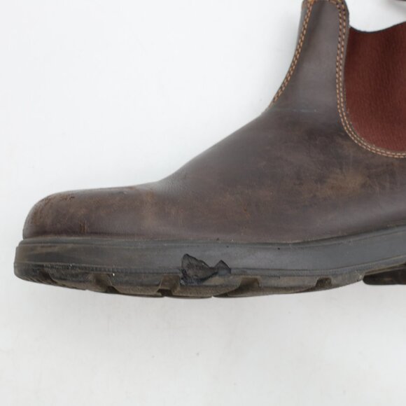 Blundstone Originals 500 Boots Mens US 10 / UK 9 Brown Leather Chelsea Pull On - Picture 11 of 11